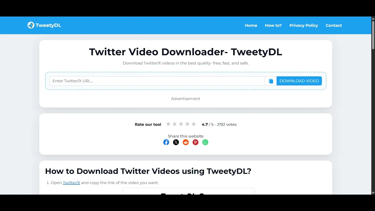 وګورئ: څنګه ډاونلوډ کړئ Twitter سره ویډیوګانې TweetyDL